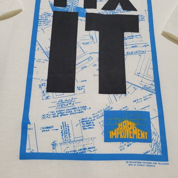 Vintage 90s Home Improvement TV Promo Single Stitch Stanley Desantis T Shirt XL - Picture 4 of 12